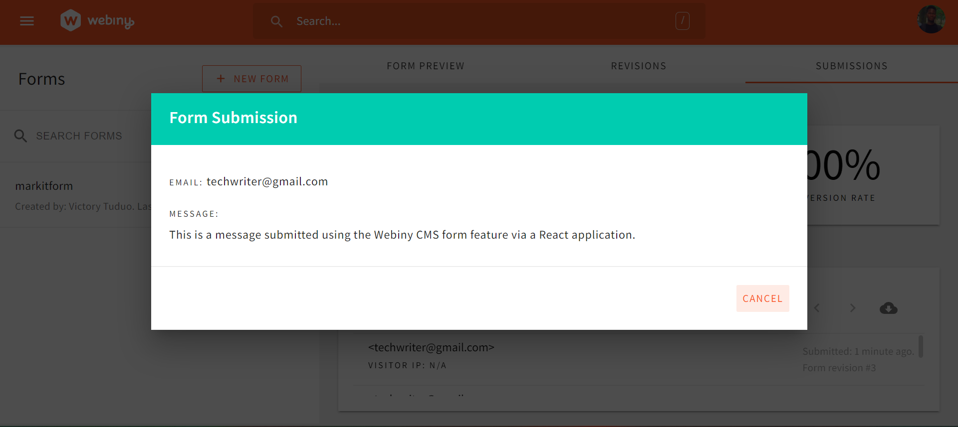 Build a Marketing Site with Forms Functionality in React using Webiny ...